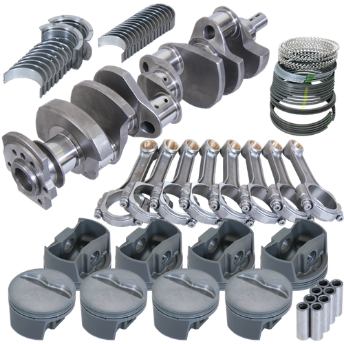 Eagle Chevy 350 3.750in Crank 5.700in I-Beam Rods -5cc Flat Top 4.060in Pistons Rotating Assembly