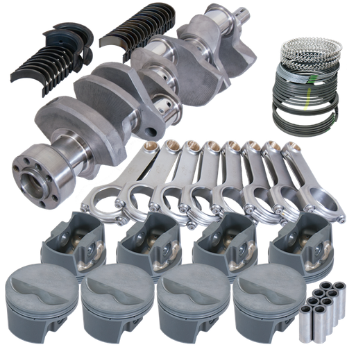 Eagle Chevy LT1 350 1Pc 3.480in Crank 5.700in H-Beam -5cc Flat Top 4.000in Pistons Rotating Assembly
