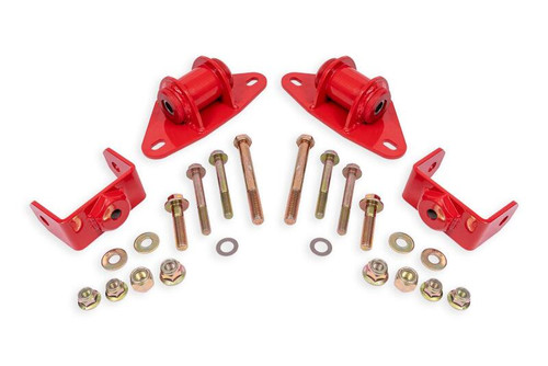 BMR Suspension 14-19 Chevrolet Corvette Motor Mount Kit - Red