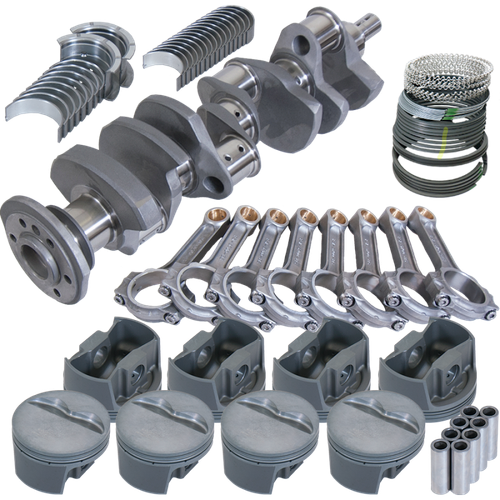 Eagle Chevy 350 3.750in Crank 5.700in I-Beam Rods -5cc Flat Top 4.060in Pistons Rotating Assembly