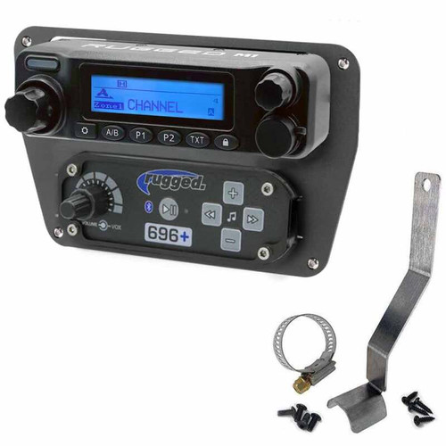 Rugged Radios Can-Am Comm/Mav Complete Comm Kit w/ BT 2-Way Radio - Dash Mount STX/ G1 GMRS