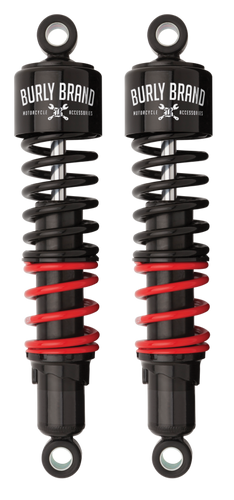 Burly Brand H-D Touring Stiletto Shocks 13in STD - Black