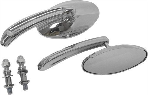 Mirrors Chrome Oval Chrome