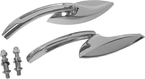Mirrors Chrome Eliptical Chrome