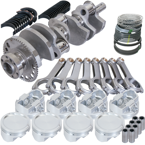 Eagle Chevy LS 4.8/5.3 4.000in Crank 58 Tth Rlctor 6.125in H-Beam 3.780in Pistons Rotating Assembly