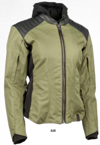 Speed and Strength Daydream Textile Jacket Olive/Black Womens - XL