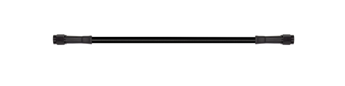 Goodridge 58in Universal Brake Line Assembly w/Black Zinc Fittings & Black Hose