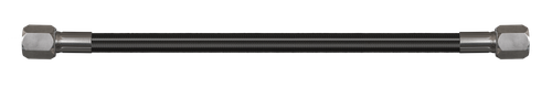 Goodridge 9in Universal Oil Line Assembly w/Black Fittings
