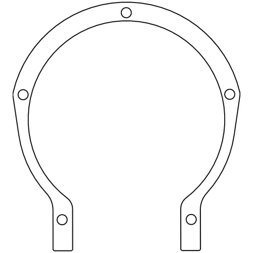 Cometic Ford Flathead V8 8BA/8CM .015in Fiber Timing Cover Gasket - 1948-1953
