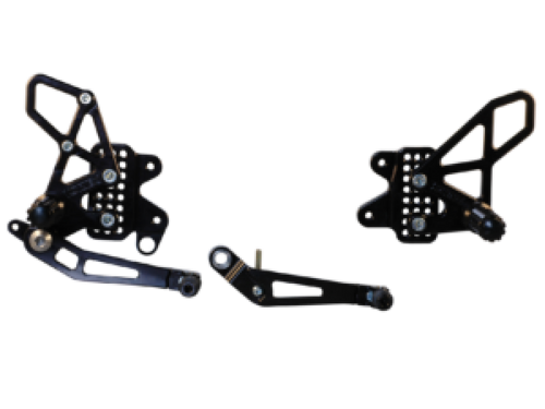 Vortex Racing 11-23 Suzuki GSX-R600,GSX-R750 Rear Set- Black