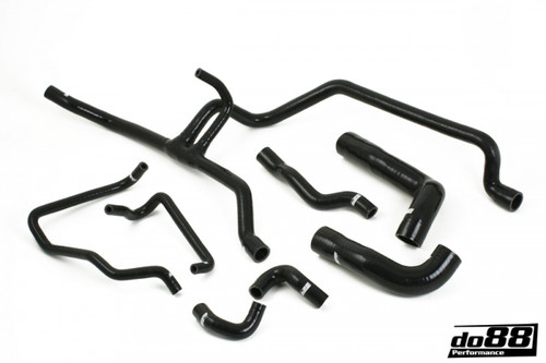 do88 90-96 BMW 320/325 2.0L/2.5L (E36) Coolant Hoses - Black