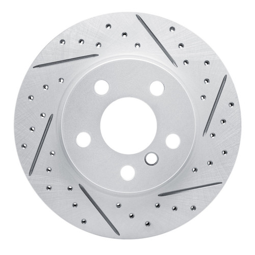 R1 14-21 BMW I3 Front Right Drilled & Slotted Geo-Carbon Rotor