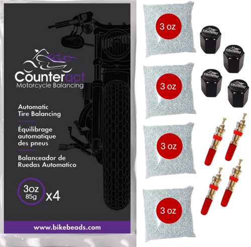 Counteract Motorcycle Balancing Bead Shop Pack (4) 3oz Bags