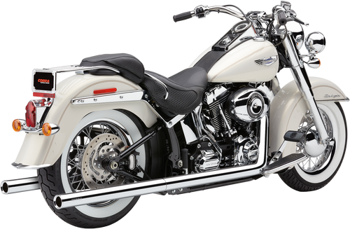 Bad Hombre True Duals Chrome Softail 12-17