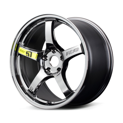 Gram Lights 57CR Limited 17x9.0 +12 5x114.3 RAYS Black Metal Coat Wheel