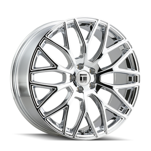 Touren 3276 TR76 18x8 / 5x120 BP / 35mm Offset / 74.1mm Hub Chrome Wheel