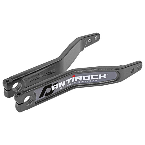 RockJock Antirock Forged 4140 Chromoly Sway Bar Arms 15in Long 2.5in Offset w/ Stickers - Pair