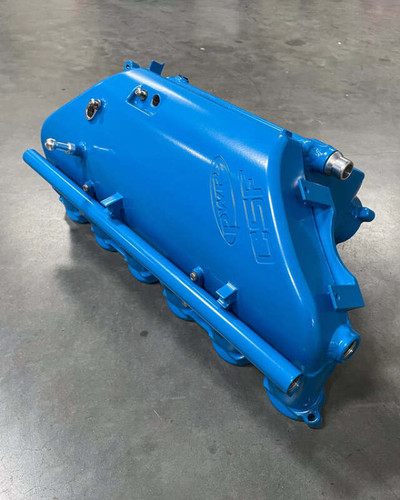 CSF BMW M2/M3/M4 S58 (G8X) Charge-Air Cooler Manifold - Mexico Blue