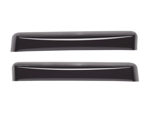 WeatherTech 15-20 Ford F-150 Rear Side Window Deflectors - Matte Black