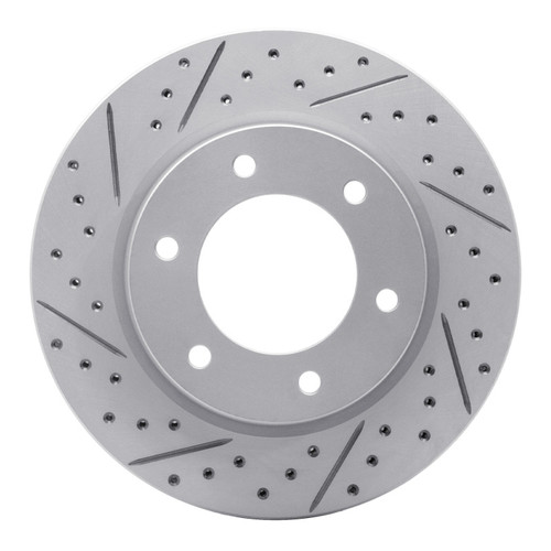 R1 19-25 Ford Ranger (USA/Canada) Front Left Drilled & Slotted Geo-Carbon Rotor
