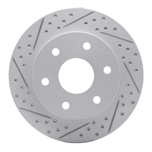 R1 86-95 Toyota 4Runner Front Left Drilled & Slotted Geo-Carbon Rotor