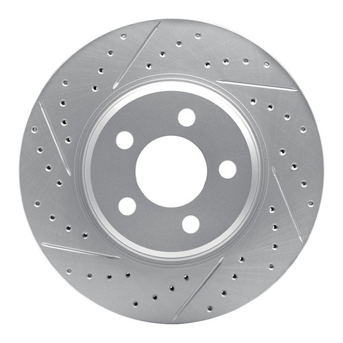 R1 84-95 Toyota Pickup Front Left Drilled & Slotted Geo-Carbon Rotor