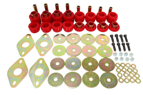 Energy Suspension 04-15 Nissan Titan Body Mount Set - Red
