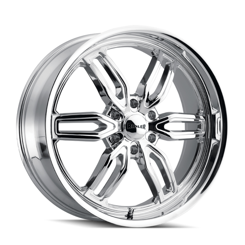 Ridler 609 20x9 / 6x139.7 BP / 30mm Offset / 106.1mm Hub Chrome Wheel