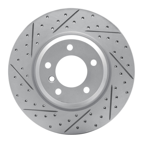 R1 06-12 BMW X1 (USA/Canada) Front Left Drilled & Slotted Geo-Carbon Rotor