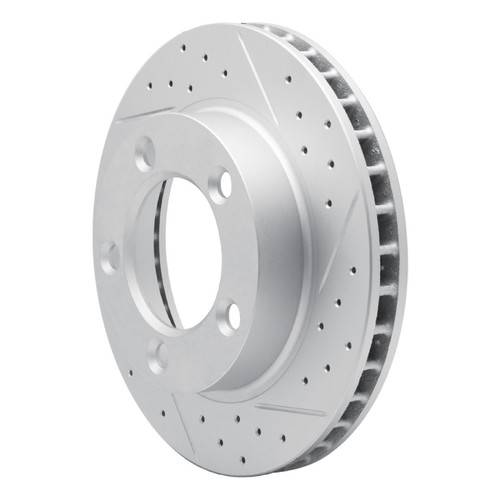 R1 76-93 Ford Bronco Front Right Drilled & Slotted Geo-Carbon Rotor