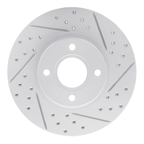 R1 14-23 Ford Transit Courier (Mexico) Front Right Drilled & Slotted Geo-Carbon Rotor