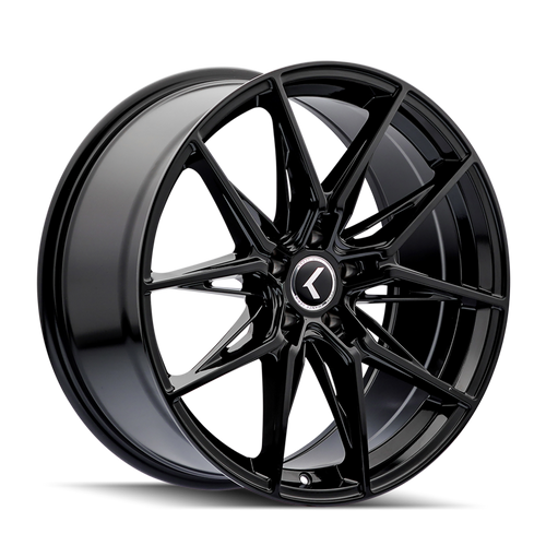 Kraze KR196 Evolve 18x8.5 / 5x114.3 BP / 35mm Offset / 73.1mm Hub Gloss Black Wheel