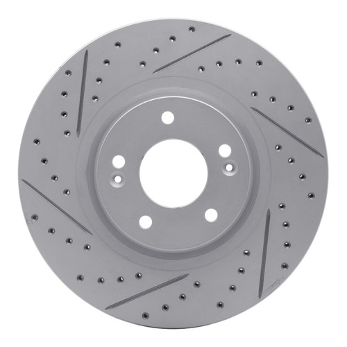 R1 15-21 Kia Sedona Front Left Drilled & Slotted Geo-Carbon Rotor