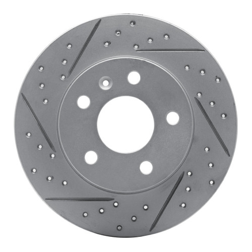 R1 02-08 Chevrolet Zafira (Mexico) Rear Left Drilled & Slotted Geo-Carbon Rotor