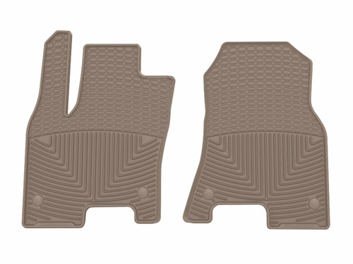 WeatherTech 2025 Ram Truck 1500 (Incl. RHO) CC/QC (No Vinyl) Front All-Weather Floor Mats - Tan