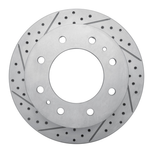R1 11-25 Chevrolet Silverado 2500 Hd Rear Left Drilled & Slotted Geo-Carbon Rotor