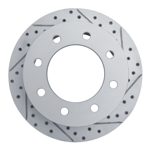 R1 11-19 Chevrolet Silverado 3500 Hd Rear Right Drilled & Slotted Geo-Carbon Rotor