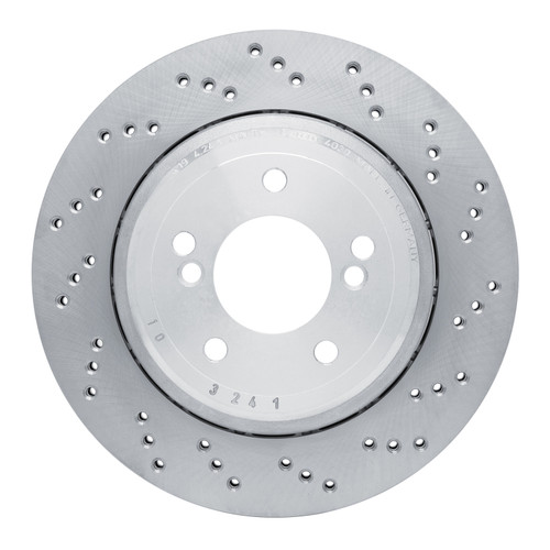 DFC 06-08 BMW M3 Right Rear Drilled Hi-Carbon Alloy Geomet Coated Rotor