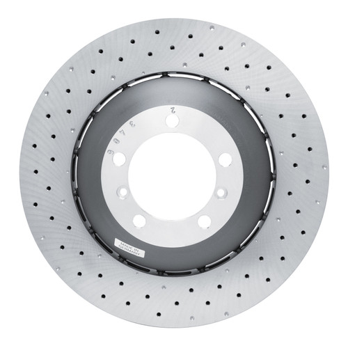 DFC 10-11 Porsche 911 Right Front Drilled Hi-Carbon Alloy Geomet Coated Rotor