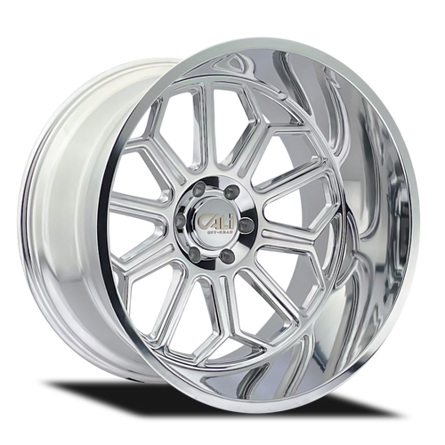 Cali Off-Road 9117 Auburn 20x10 / 6x135 BP / -25mm Offset / 87.1mm Hub Polished Wheel