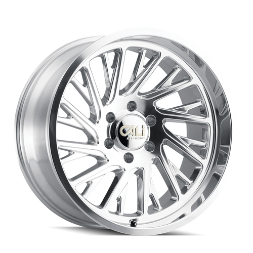 Cali Off-Road 9114 Purge 20x10 / 8x165.1 BP / -25mm Offset / 125.2mm Hub Polished Wheel