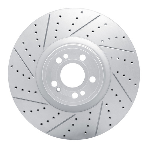 R1 20-26 Mercedes-Benz Gle450 Front Left Drilled & Slotted Geo-Carbon Rotor