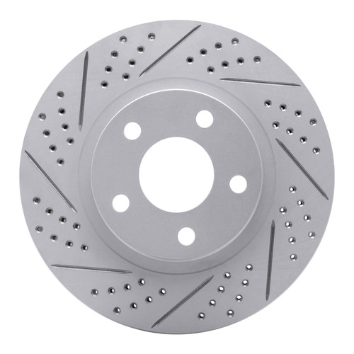 R1 97-05 Buick Riviera Front Left Drilled & Slotted Geo-Carbon Rotor