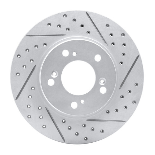 R1 91-01 Acura Rl Front Right Drilled & Slotted Geo-Carbon Rotor
