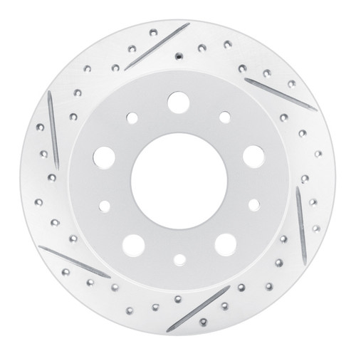 R1 14-21 Ram Promaster 3500 Rear Left Drilled & Slotted Geo-Carbon Rotor