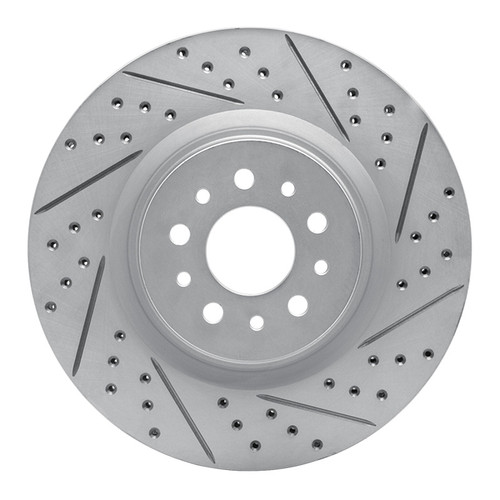 R1 15-22 Ram Promaster City Front Right Drilled & Slotted Geo-Carbon Rotor