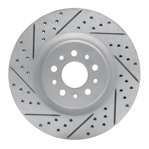 R1 15-22 Ram Promaster City Front Left Drilled & Slotted Geo-Carbon Rotor