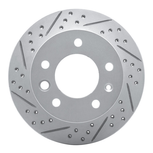 R1 02-06 Dodge Sprinter 2500 Front Left Drilled & Slotted Geo-Carbon Rotor
