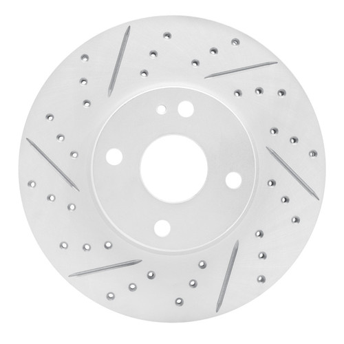 R1 16-25 Mazda 2 (Mexico) Front Left Drilled & Slotted Geo-Carbon Rotor