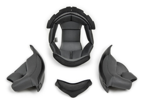 Exo-r320 Kwikwick 2 Grey Snaps Liner/cheek Pad Kit Xs